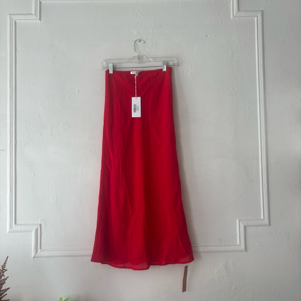 NWT Reformation Layla skirt